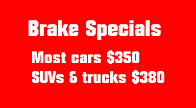 Brake Specials